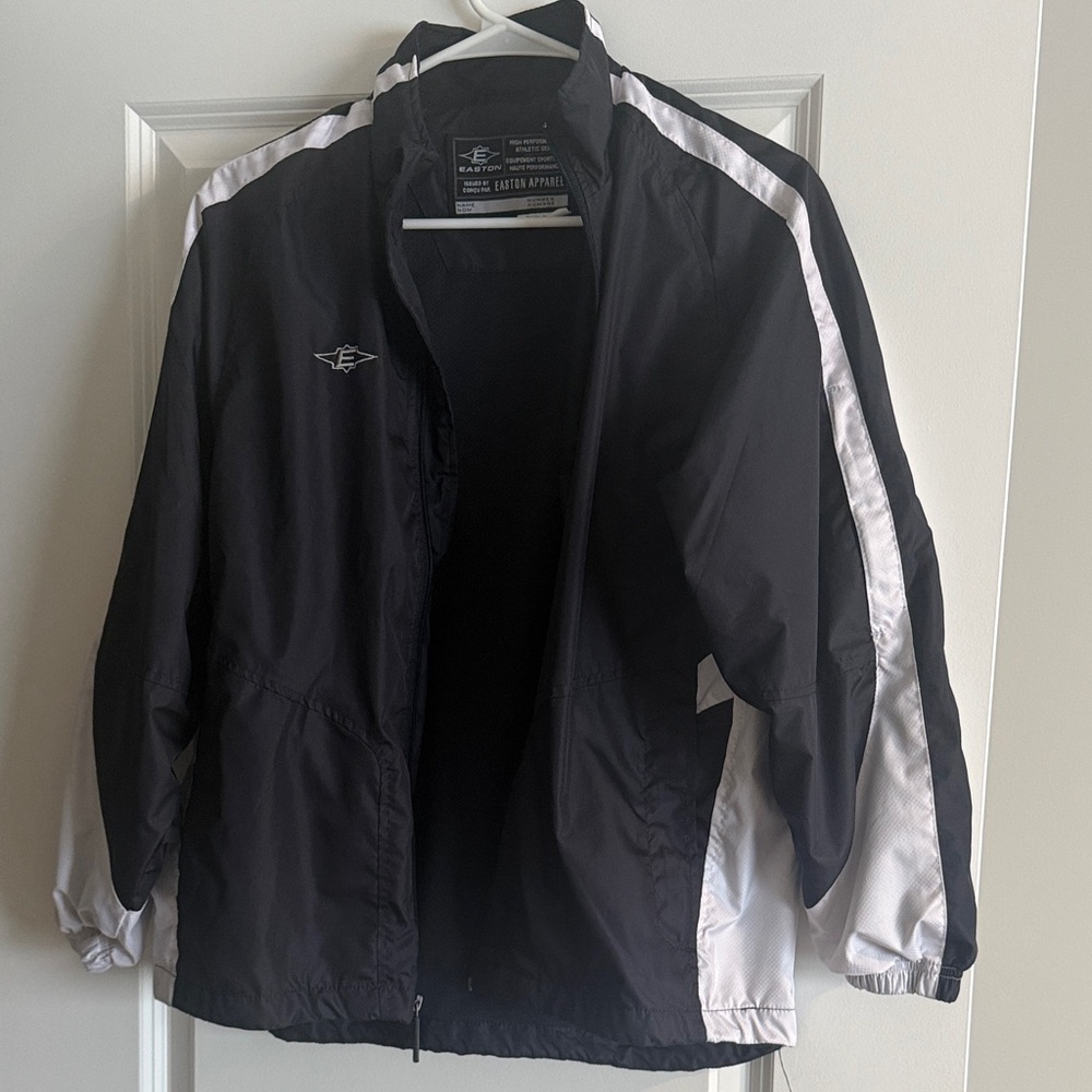 Easton Black and White Windbreaker Jacket - Never worn